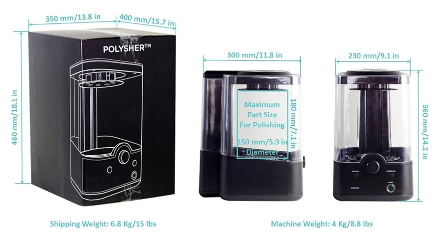 希少✨Polymaker Polysher 3Dプリンター用表面処理器機 Amazon.co.jp: Polymaker 3Dプリンター造形物表面加工機